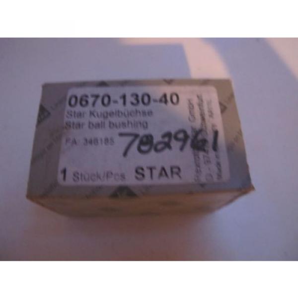 STAR Rexroth 30MM LINEAR SUPER BALL bushing BEARINGS 0670-130-40 Germany #1 image