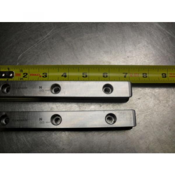 qty 2 - Rexroth 7873 16Q01 Linear Bearings Rail Guild 175MM long x 23MM wide #1 image