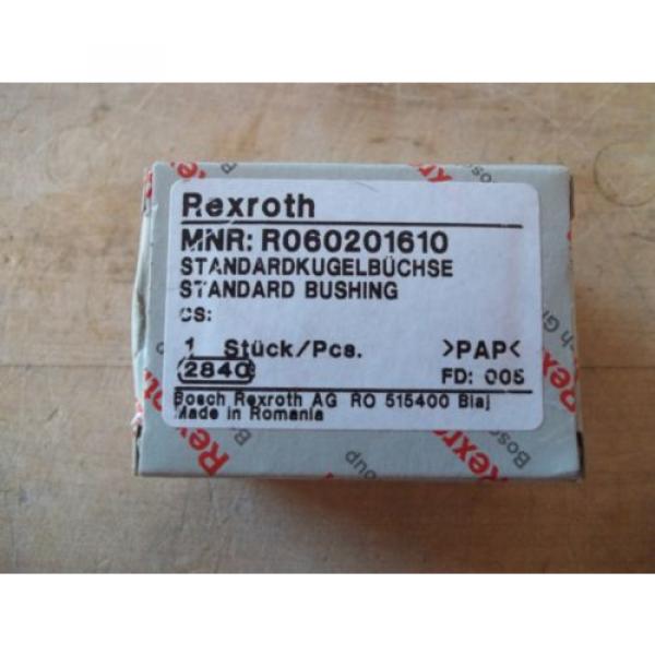 Origin IN BOX REXROTH R060201610 STANDARD LINEAR BALL BEARING BUSHING 16mm #1 image