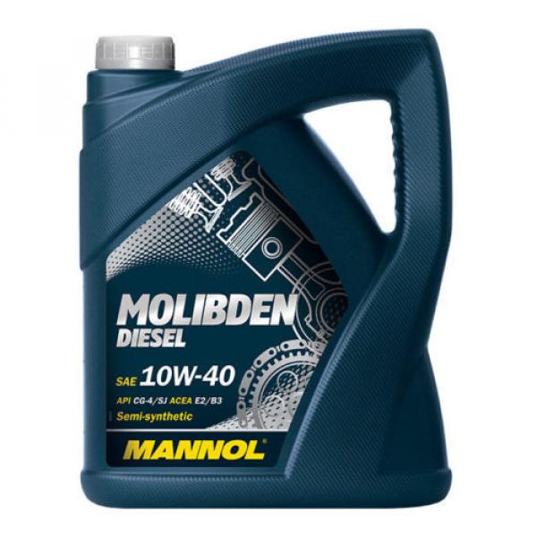 5L MANNOL Molibden Diesel 10W-40 API CG-4/CF-4/SJ Motoröl Öl 10W40 ACEA E2/B3/A2 #1 image