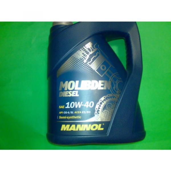 7L MANNOL Molibden Diesel 10W-40 API CG-4/CF-4/SJ Motoröl Öl 10W40 ACEA E2/B3/A2 #3 image