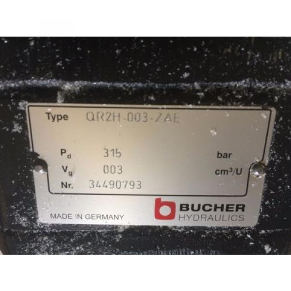 NEW BUCHER QR2H-003-ZAE HYDRAULIC MOTOR/PUMP,BOXBR #2 image