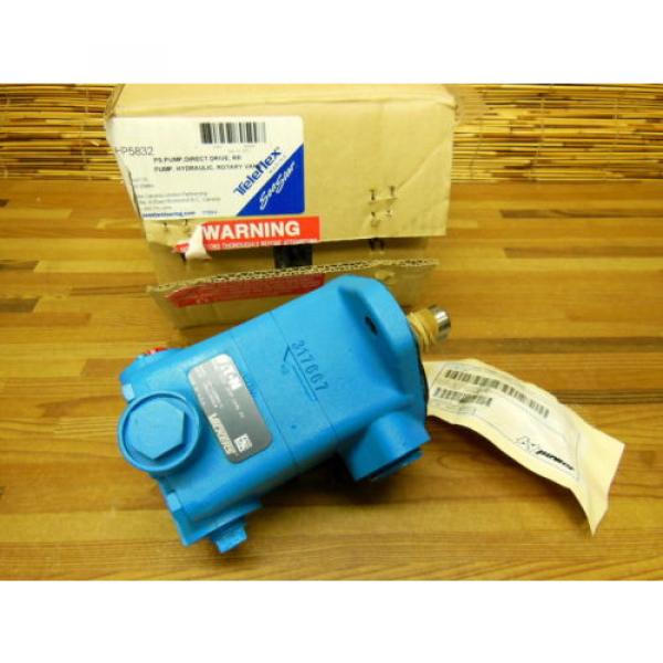 Teleflex HP5832 PS pump direct drive hydraulic rotary vane Eaton RR pump V10F #1 image