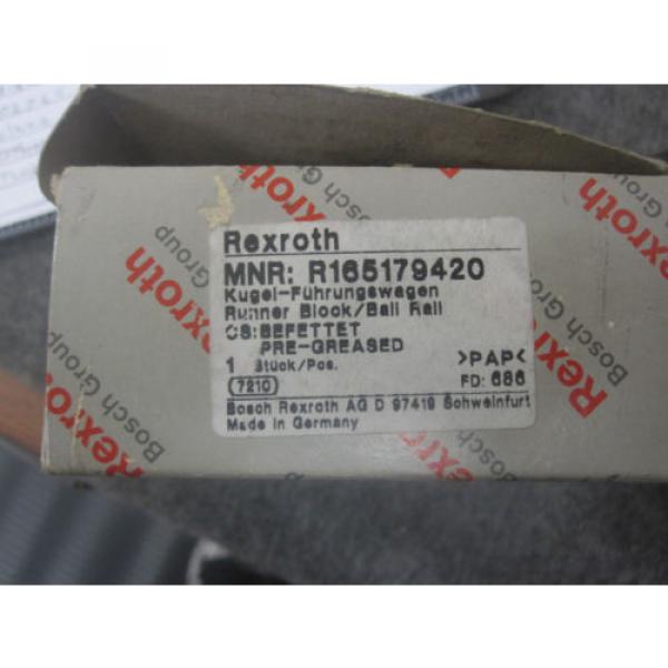 Origin REXROTH LINEAR BEARING # R165179420 #2 image