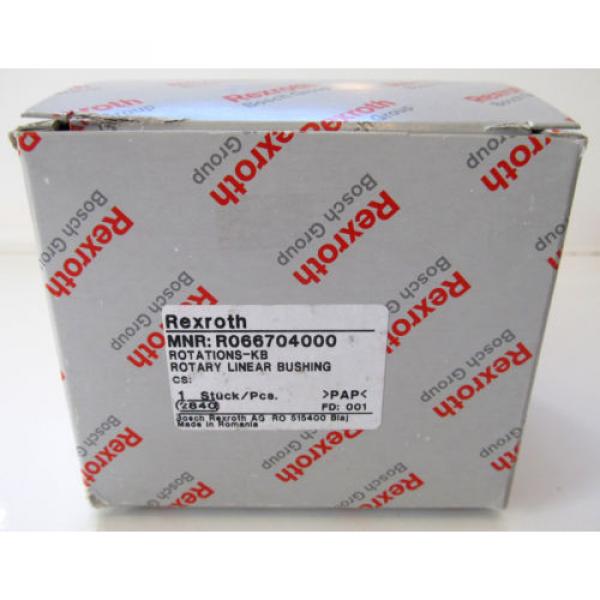 Origin REXROTH ROTARY LINEAR BUSHING BEARING R066704000 40mm ID 80mm L #1 image