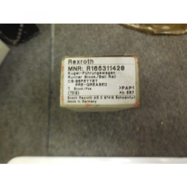 Origin REXROTH LINEAR BEARING # R165311420 #2 image